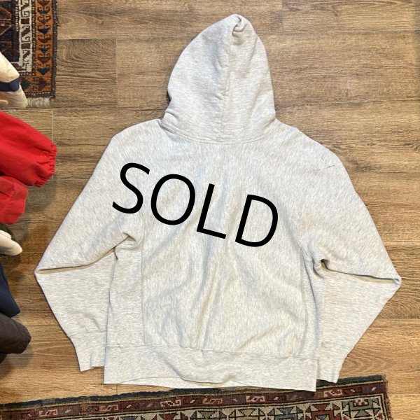 画像3: 【80's】【USA製】【ビンテージ】【チャンピオン】【Champion】HOLY CROSS〜 【トリコタグ】【グレー】【リバースウィーブパーカー】【サイズL】  (3)