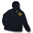 画像1: 【50's】【ビンテージ】【USMA】【カデットストアウエストポイント】【黒】【ウール】ジップアップカデットパーカー【カデットコート】  (1)