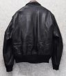 画像3: 【USA製】ビンテージ【VF Imagewear】【黒】【A-2タイプ】【レザージャケット】【サイズXL】  (3)