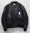 画像1: 【USA製】ビンテージ【VF Imagewear】【黒】【A-2タイプ】【レザージャケット】【サイズXL】  (1)