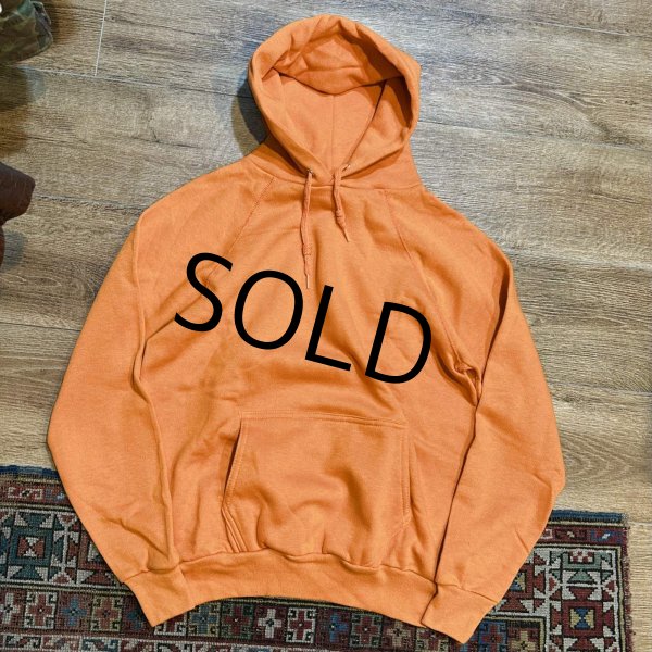 画像1: ほぼ未使用!! 80's~【USA製】【ビンテージ】【Tultex】【タルテックス】【オレンジ】【無地パーカー】【サイズM】  (1)