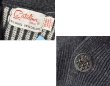 画像2: 【ビンテージ】【Catalina】 カタリナ 【チャコールｘグレー】ショールカラーセーター  (2)