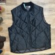 画像1: ほぼ未使用!!【USA製】【ビンテージ】【ゴールデンフリース】【黒】【キルティングベスト】US44  (1)