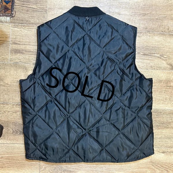 画像3: ほぼ未使用!!【USA製】【ビンテージ】【ゴールデンフリース】【黒】【キルティングベスト】US44  (3)