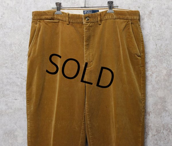 画像3: ビンテージ【ラルフローレン】POLO RALPH LAUREN【キャメル】【コーデュロイパンツ】【36×32】  (3)