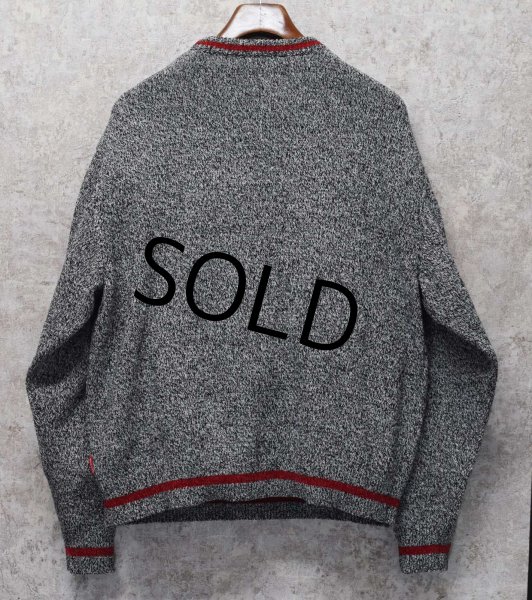 画像4: 【ビンテージ】【Teddy Fresh】スヌーピー【黒x白xリブ赤ライン】【セーター】  (4)