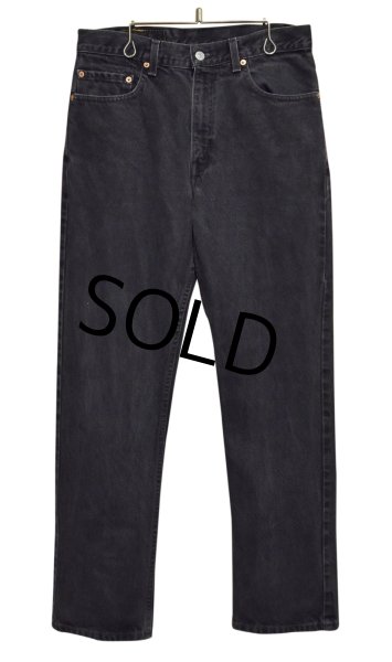 画像1: 00’'s~メキシコ製【ビンテージ】【LEVI'S】【リーバイス５０５】505【黒】【デニムパンツ】ブラックデニム【32×30】  (1)