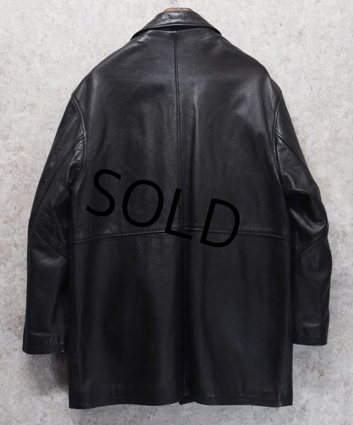 画像3: 【ビンテージ】【WILSON】【ウィルソン】【ブラック】【レザーコート】【レザージャケット】【サイズM】  (3)