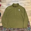 画像1: ビンテージ【ノースフェイス】【the north face】【オリーブ】ハーフジップフリース【ハーフジップカットソー】【サイズXL】  (1)