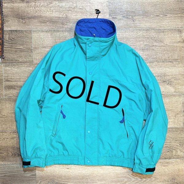 画像1: ~80's【ビンテージ】【エディーバウアー】【Eddie Bauer】【エメラルドグリーン】ナイロンジャケット【サイズXＬ】  (1)