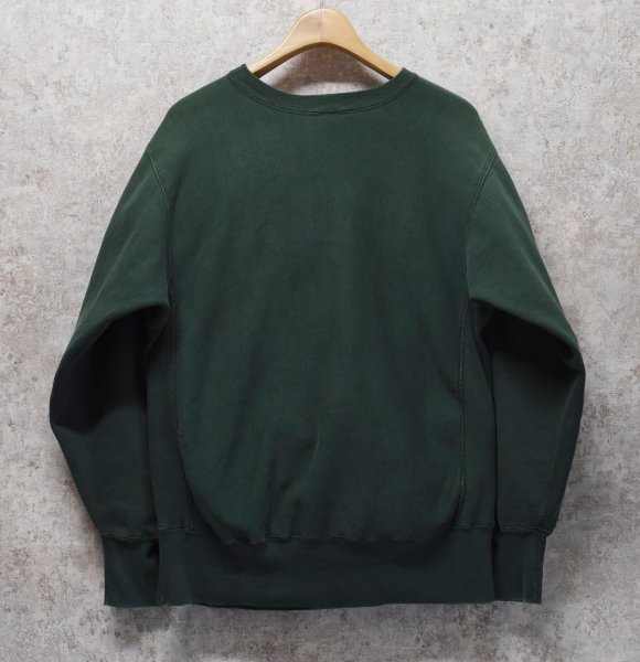 画像3: 90's【USA製】【Champion】【チャンピオン】【リバースウィーブ】【ST.OLAF】【聖オラフカレッジ】【緑】【スウェット】【サイズL】 (3)