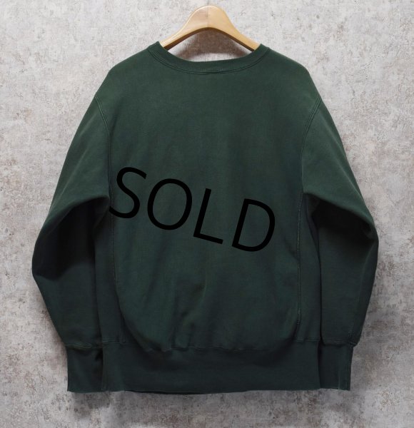 画像3: 90's【USA製】【Champion】【チャンピオン】【リバースウィーブ】【ST.OLAF】【聖オラフカレッジ】【緑】【スウェット】【サイズL】 (3)