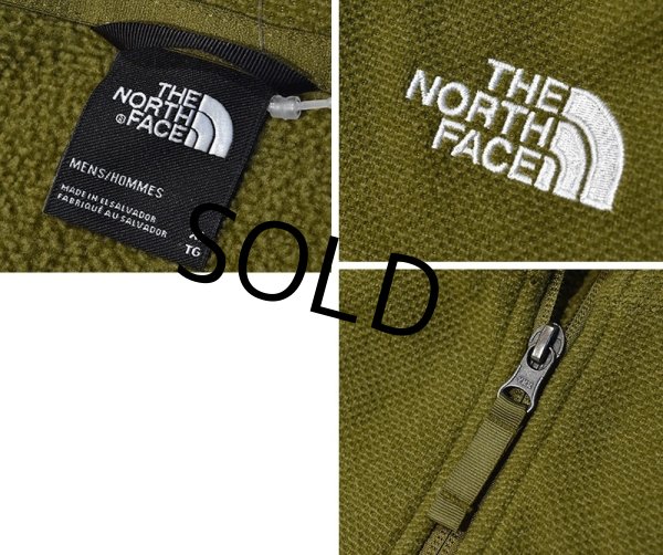 画像2: ビンテージ【ノースフェイス】【the north face】【オリーブ】ハーフジップフリース【ハーフジップカットソー】【サイズXL】  (2)