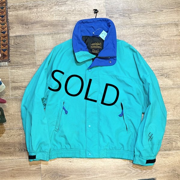 画像3: ~80's【ビンテージ】【エディーバウアー】【Eddie Bauer】【エメラルドグリーン】ナイロンジャケット【サイズXＬ】  (3)