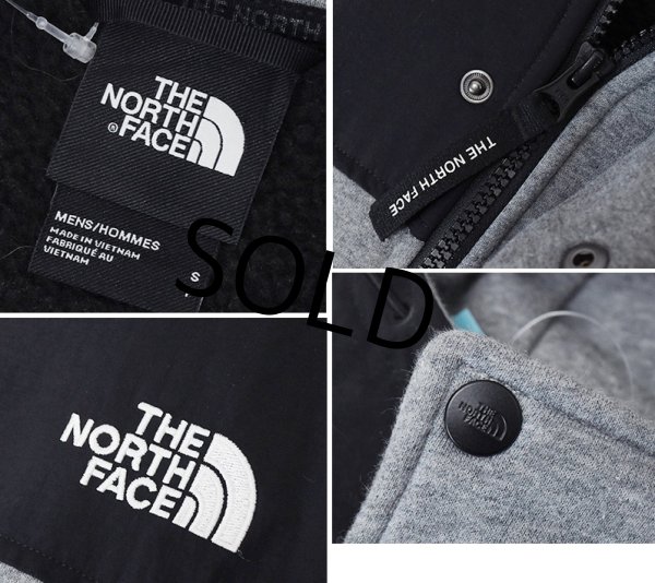 画像2: 【ノースフェイス】【the north face】ビンテージ【黒ｘグレー】【フルジップフリースジャケット】【サイズＳ】  (2)