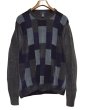 画像1: 【ビンテージ】【Dockers】ドッカーズ【黒ｘブルー×ブラウン】【アクリルｘレーヨン】【タオル地】スウェット【サイズXL】  (1)