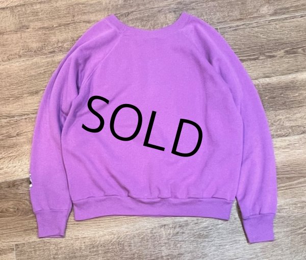 画像3: 90's【ビンテージ】【Pannil】パニール【ウサギプリント】【パープル】【スウェット】【レディース古着】【サイズL】  (3)