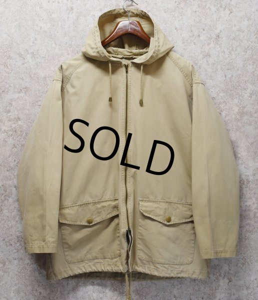 画像1: 【ビンテージ】【OLD NAVY】【オールドネイビー】【ベージュ】【ジップアップパーカー】【コットンパーカー】【サイズM】  (1)