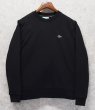画像1: 【LACOSTE】【ラコステ】ブラック【CLASSIC FIT】【黒無地スウェット】【サイズＭ】  (1)