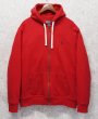 画像1: 【程度良好!!】RALPH LAUREN【ラルフローレン】【赤】フルジップパーカー【コットンパーカー】【サイズXXL】  (1)