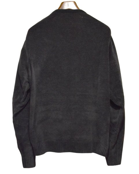 画像3: 【ビンテージ】【Dockers】ドッカーズ【黒ｘブルー×ブラウン】【アクリルｘレーヨン】【タオル地】スウェット【サイズXL】  (3)