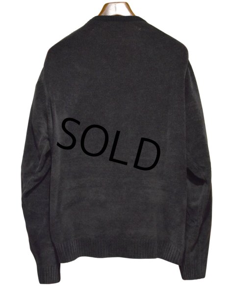 画像3: 【ビンテージ】【Dockers】ドッカーズ【黒ｘブルー×ブラウン】【アクリルｘレーヨン】【タオル地】スウェット【サイズXL】  (3)