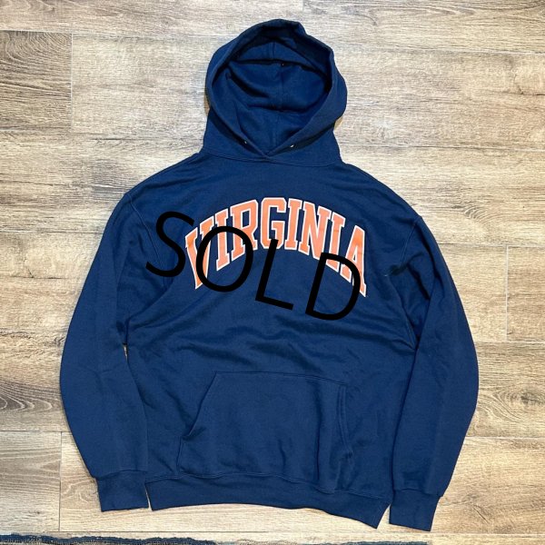 画像1: 90's【USA製】【ビンテージ】【COTTON EXCHANGE】コットンエクスチェンジ【VIRGINIA】紺【パーカー】【サイズL】  (1)