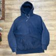 画像1: 80's~【USA製】【ビンテージ】【LAND’S END】ランズエンド別注【チャンピオン】【Champion】【リバースウィーブ】紺【目無し】パーカー【サイズＬ】  (1)