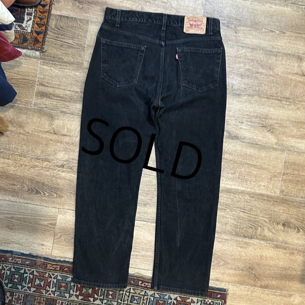 画像4: 00's~【ビンテージ】【LEVI'S】【リーバイス５０５】505【黒】【デニムパンツ】ブラックデニム【36×30】  (4)