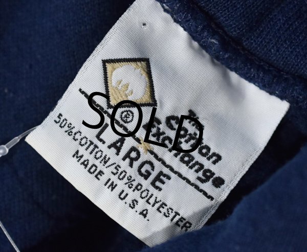 画像2: 90's【USA製】【ビンテージ】【COTTON EXCHANGE】コットンエクスチェンジ【VIRGINIA】紺【パーカー】【サイズL】  (2)