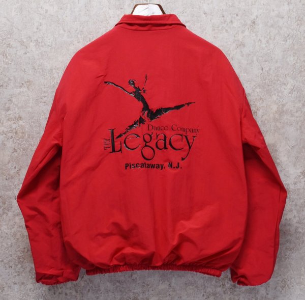 画像1: USA製 ビンテージ【Dansco】ダンスコ【Legacy】【バックプリント】ジップアップブルゾン スウィングトップ  (1)