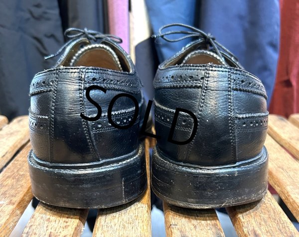 画像5: 【ビンテージ】【フローシャイム インペリアル】【黒】【ウィングチップシューズ】【10 1/2D】【28.5cm程度】  (5)