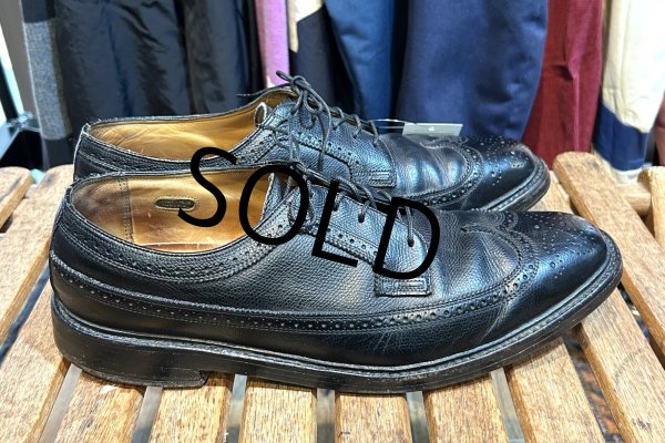 画像3: 【ビンテージ】【フローシャイム インペリアル】【黒】【ウィングチップシューズ】【10 1/2D】【28.5cm程度】  (3)