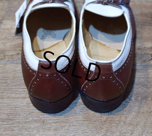 画像4: 【ブルックスブラザーズ】【茶色×白】【オールデン】メダリオン【タッセルローファー】【9 1/2 2E】【27.5cm程度】  (4)