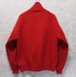 画像3: 90's〜【USA製】【ビンテージ】【ラッセル】RUSSELL【ZAK】赤 前V付き【ハイネックスウェット】【サイズXXL】  (3)