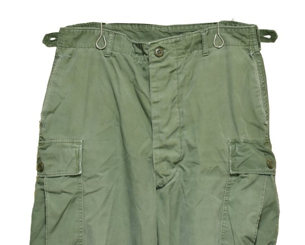 画像3: 【60's】【米軍実物】【ビンテージ】 【U.S.ARMY】【ノンリップ】【1st】【初期型】【ジャングルファティーグパンツ】【M-R】  (3)