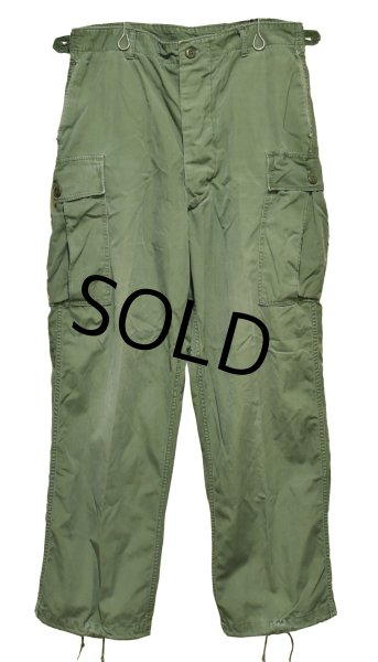 画像1: 【60's】【米軍実物】【ビンテージ】 【U.S.ARMY】【ノンリップ】【1st】【初期型】【ジャングルファティーグパンツ】【M-R】  (1)