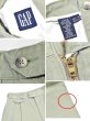 画像2: 【ビンテージ】【オールドギャップ】【GAP】ギャップ【オリーブ】【２タック】【コットンパンツ】【30×34】  (2)