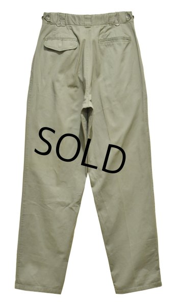 画像4: 【ビンテージ】【オールドギャップ】【GAP】ギャップ【オリーブ】【2タック】【コットンパンツ】【30×34】  (4)