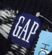 画像2: 90's~【ビンテージ】【オールドギャップ】【GAP】【黒×白】【雪柄】【セーター】【サイズL程度】  (2)