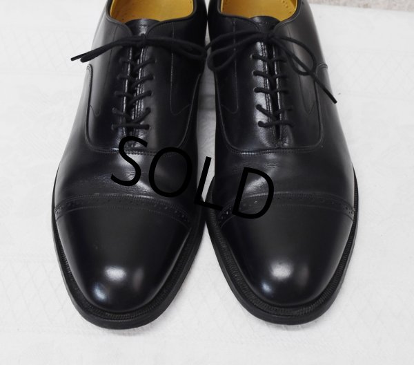 画像6: 【USA製】【ビンテージ】【ジョンストン&マーフィー】JOHNSTON&MURPHY【アリストクラフト】ARISTOCRAFT 【黒】ストレートチップ【10 C/A】【28cm程度】  (6)