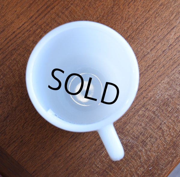 画像4: ~80's 【USA製】【Fire King】【ファイヤーキング】【白】無地【9オンスマグ】【マグカップ】  (4)