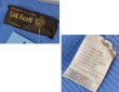画像2: ビンテージ スコットランド製【Lyle & Scott】【ライル＆スコット】アシンメトリー【水色x青ｘグレー】左右非対称 Ｖネックセーター【サイズ４２】  (2)
