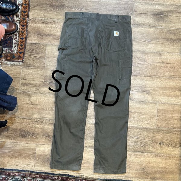 画像4: 【ビンテージ】【カーハート】【carhartt】ブラウン【ペインターパンツ】【36x32】  (4)