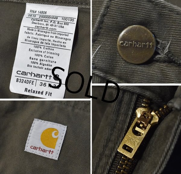画像3: 【ビンテージ】【カーハート】【carhartt】ブラウン【ペインターパンツ】【36x32】  (3)
