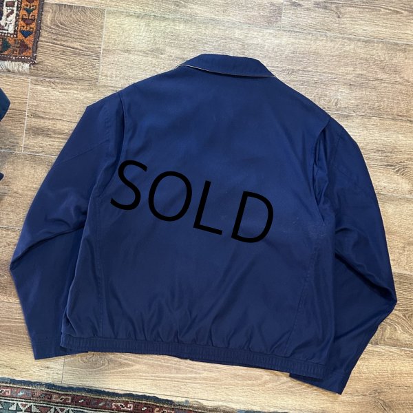 画像3: 【ラルフローレン】【POLO RALPH LAUREN】【紺ｘ裏地白格子柄】【ブルゾン】スウィングトップ【サイズＸＬ】  (3)