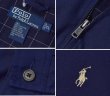画像2: 【ラルフローレン】【POLO RALPH LAUREN】【紺ｘ裏地白格子柄】【ブルゾン】スウィングトップ【サイズＸＬ】  (2)