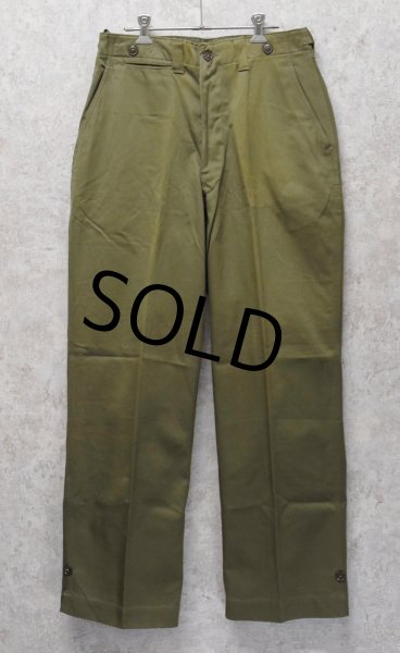 画像1: 【デッドストック】40's【ビンテージ】【米軍実物】U.S.ARMY【M43】フィールドパンツ【フィールドトラウザーズ】【32×30】  (1)