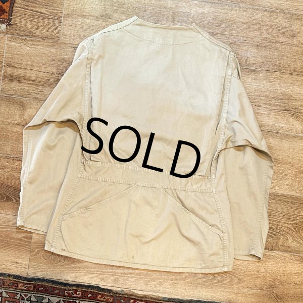 画像3: USA製【ビンテージ】【10-X】【ベージュ】【ノンカラー】【コットンハンティングジャケット】【US42】   (3)