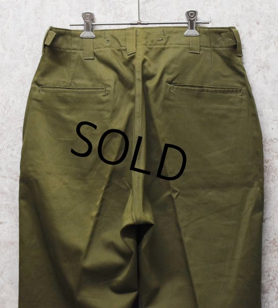 画像4: 【デッドストック】40's【ビンテージ】【米軍実物】U.S.ARMY【M43】フィールドパンツ【フィールドトラウザーズ】【32×30】  (4)